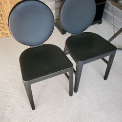Art Deco Black Chairs