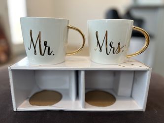 ☕ MR. & MRS. COFFEE MUGS - SLANT COLLECTIONS [NEW]