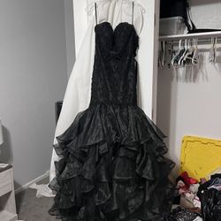 Strapless Corset Back Dress