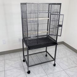 (Brand New) $90 Large 53” Bird Cage for Parakeet Parrot Cockatiel Canary Finch Lovebird, Size 24x17x53” 