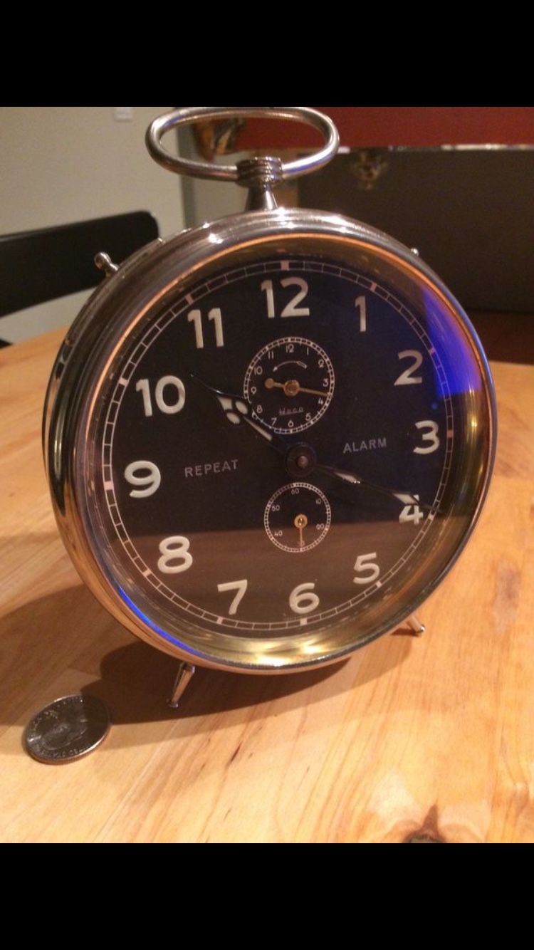 Vintage German Heco Alarm Clock