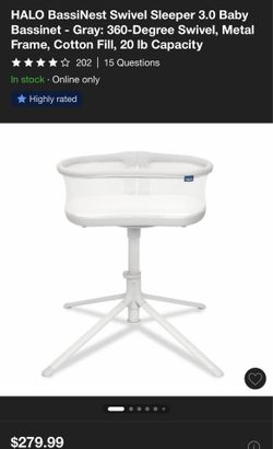 Halo bassinet swivel 3.0