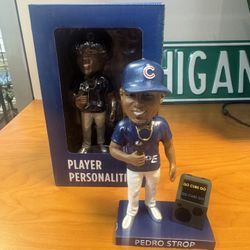 Pedro Strop Bobblehead MC Karaoke Night Chicago Cubs Bobble Player Personalities