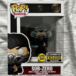 Sub Zero Funko pop (Glow In The Dark, Entertainment exclusive)
