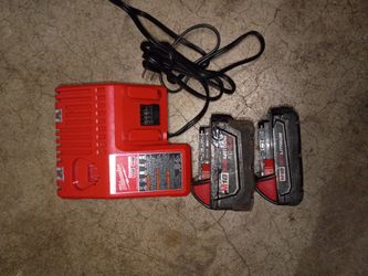 Milwaukee M12/M18 Combo Charger & Batteries