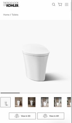 KOHLER Veil smart toilet.