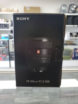 Sony FE 50mm F1.2 GM Lens
