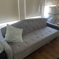 Novogratz Vintage 81.5'' Velvet Sleeper Sofa