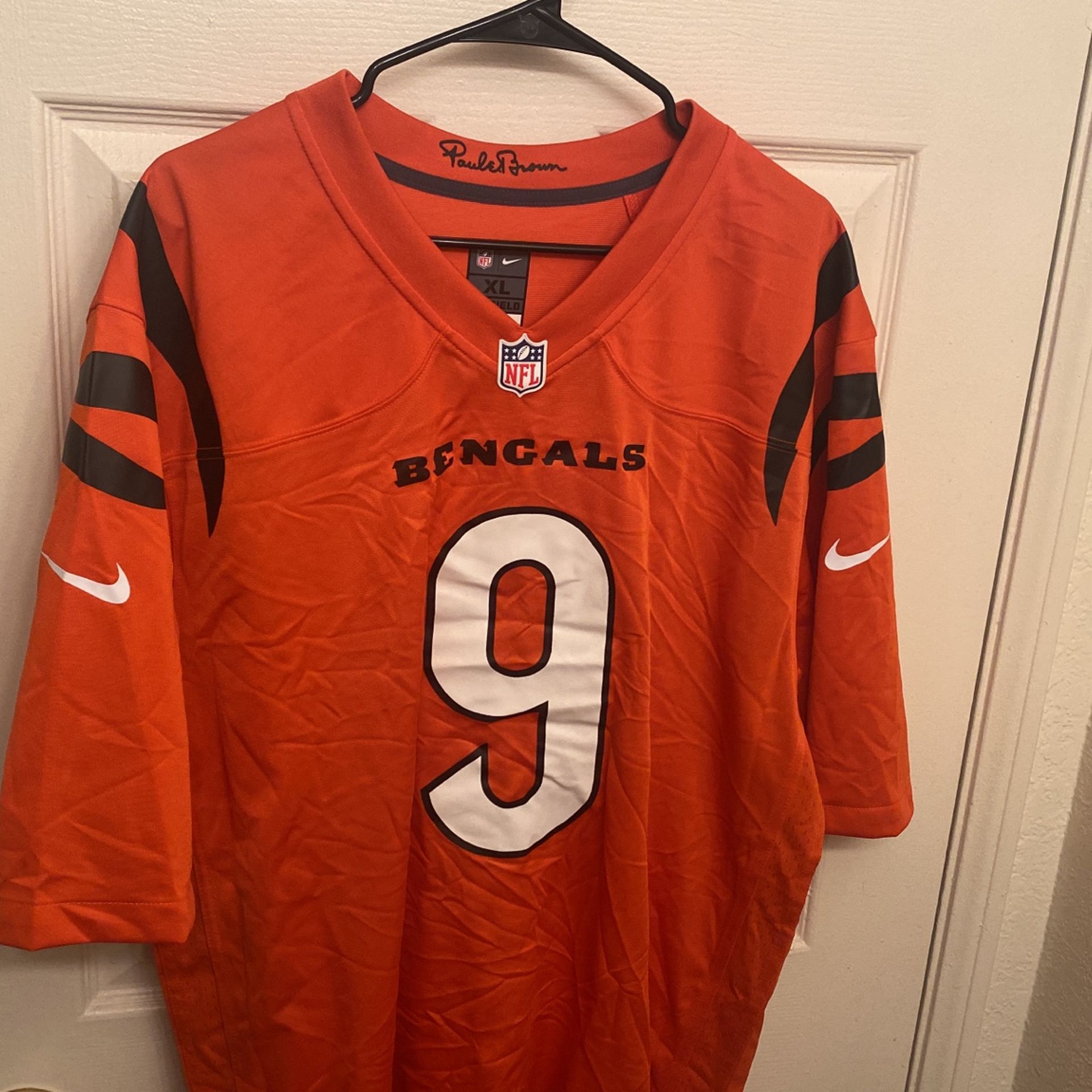 Bengals Joe Burrow XL Jersey