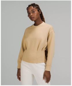 Lululemon Gathered Waist Crew Pullover - 100% Authentic