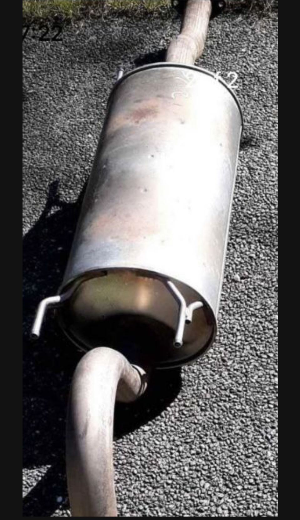Original Toyota Muffler and tail pipe off a 2022 OffRoad
