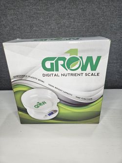 Grow1 Digital Food Herb Nutrient Scale. Weight Grams Ounces Kitchen Tool.