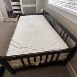 Twin Size Matresss & Frame 