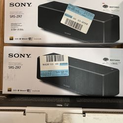 Sony SRS ZR7 Hi-Res Bookshelf Speakers 