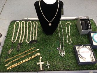 Gold plated necklaces