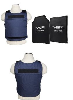 VISM Discreet Carrier Navy Blue M-2XL Adjustable LVL3A 11x14 Shtrs Cut & Rectangle Soft Panel