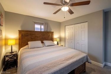 King size wooden bed frame and mattress