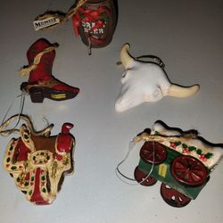 Ceramic Western Ornaments $20 For All From Dillard's
