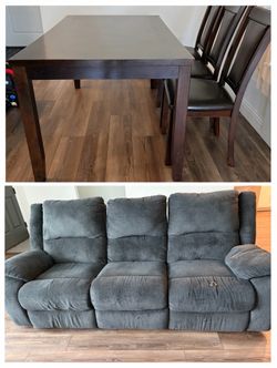 NFM - Ashley Draycoll Manual Reclining Sofa - Dismantling possible- Price Negotiable