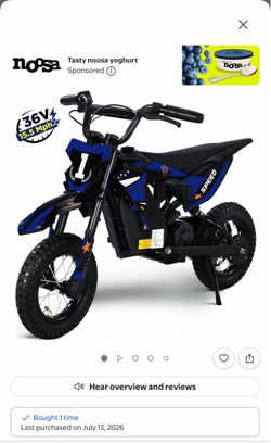 Mini E Bike Dirt Bike