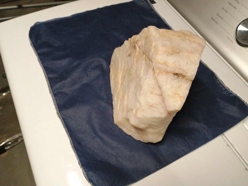 Magnificent Raw / Milky White Rose Quartz