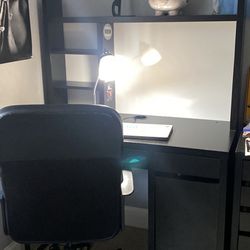 Desk and chair