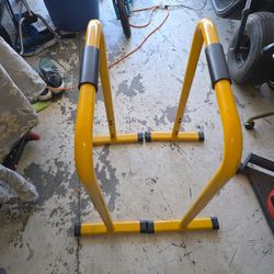 Lebert Fitness Equalizer Bars - Yellow Dip Station / Calisthenics Bars