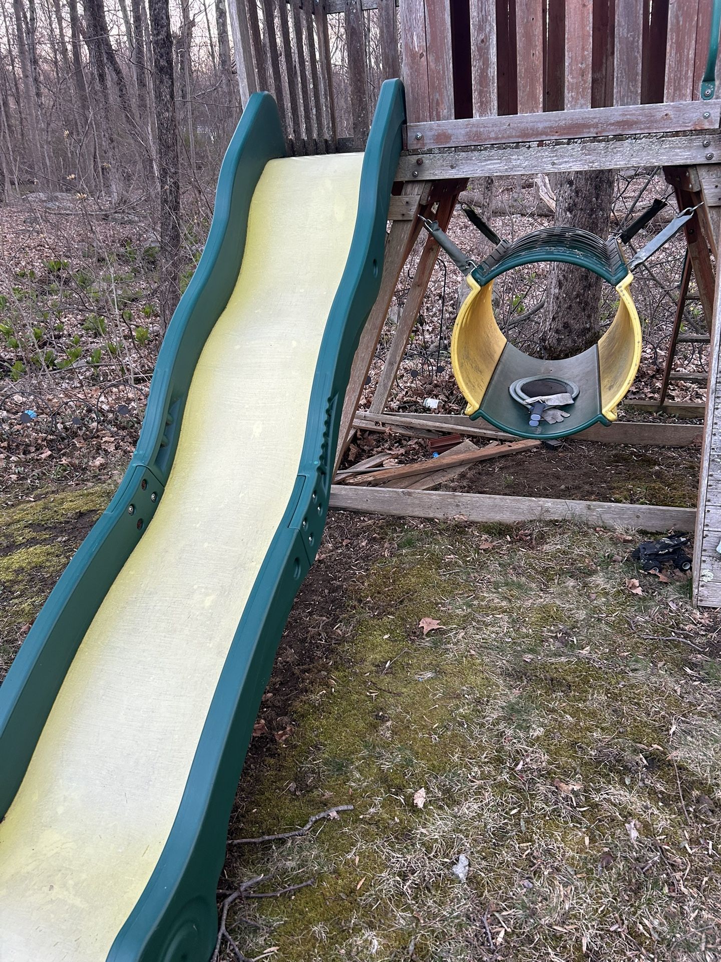 Swingset components wood is no good