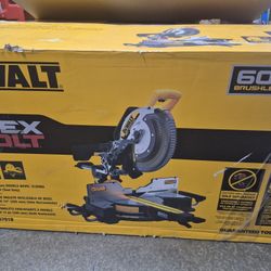 Dewalt 12in Flex Volt Sliding Miter Saw,not Working For Parts Only