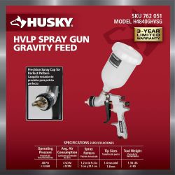 Husky Gravity-Fed Spray Gun