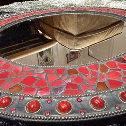 Antique Glass Tiled mirror