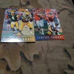 1994 Classic Combo's- Farve,Sharpe, Elway,Sharpe 