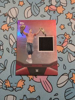 John Cena Commemorate collection Topps relic