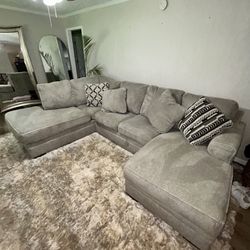 Sectional Couch Grey For Sale 