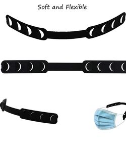 10PCS Adjustable Anti-Slip Face Mask Ear Extension Hook,Masks Strap Extender Holder Hook