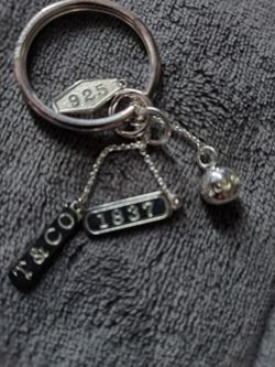 925 Silver Keychain