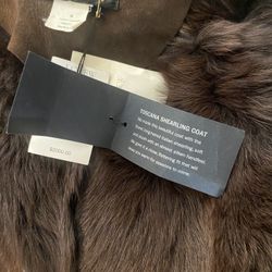 Italian Toscana Shearling Coat J Crew 7 Slim 