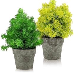Mini Artificial Plants 2 Pcs 
