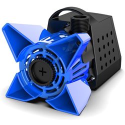 Pond Pump - 2HP 3500GPH Pool Cover Pump, 25FT Line Sump Pump for Sewage Removal, Basement, Flood and Hot Tub Drainage, Blue