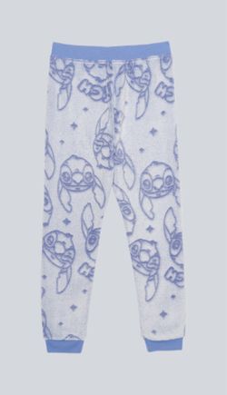 Girls Disney Lilo & Stitch debossed print jogger pants
