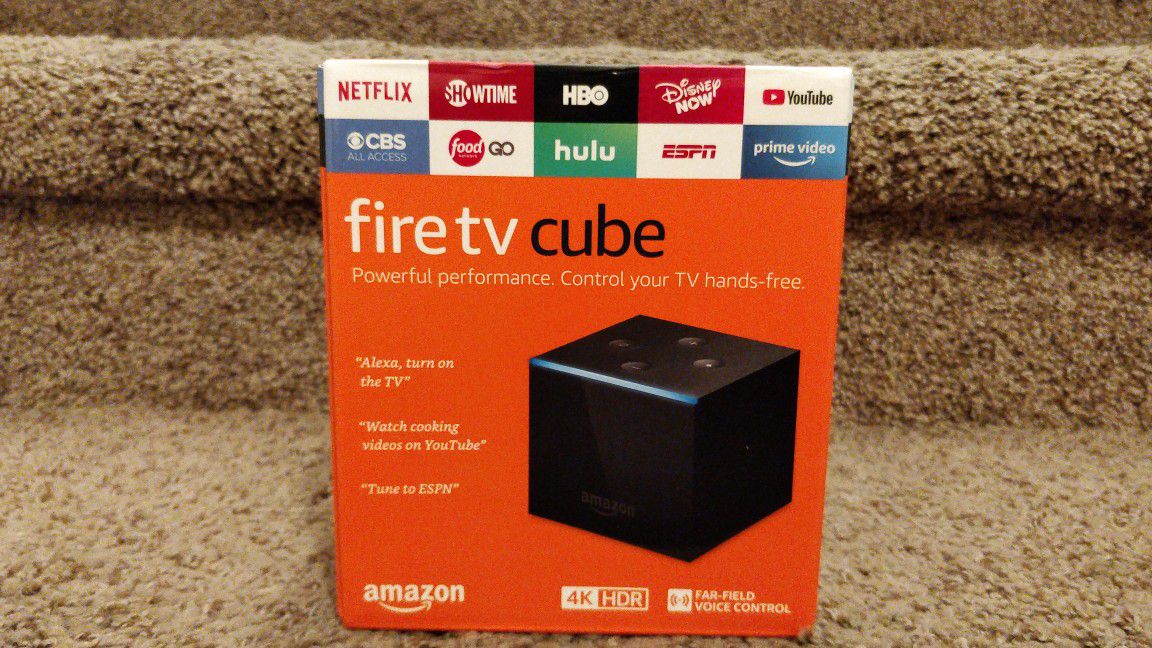 New! Amazon Fire TV Cube 2nd Gen 4K Streaming Media Player