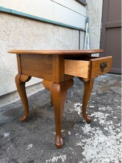 Solid oak night stand