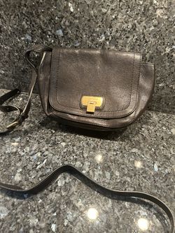 Black leather Cole Haan cross body bag #leatherbag