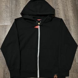 Nintendo TOKYO Super Mario Goal Flag Hoodie Jacket size Large