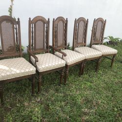 5 Antique Chairs
