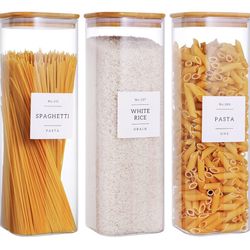 3 Pack Square Kitchen Storage