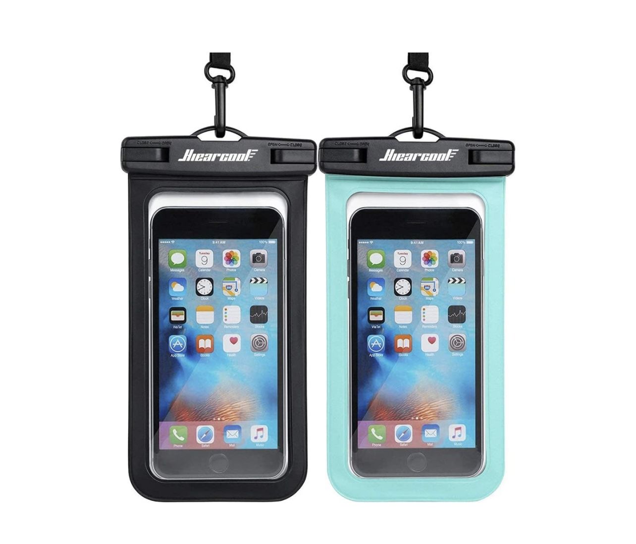 Hiearcool Waterproof Phone Pouch (2pack)