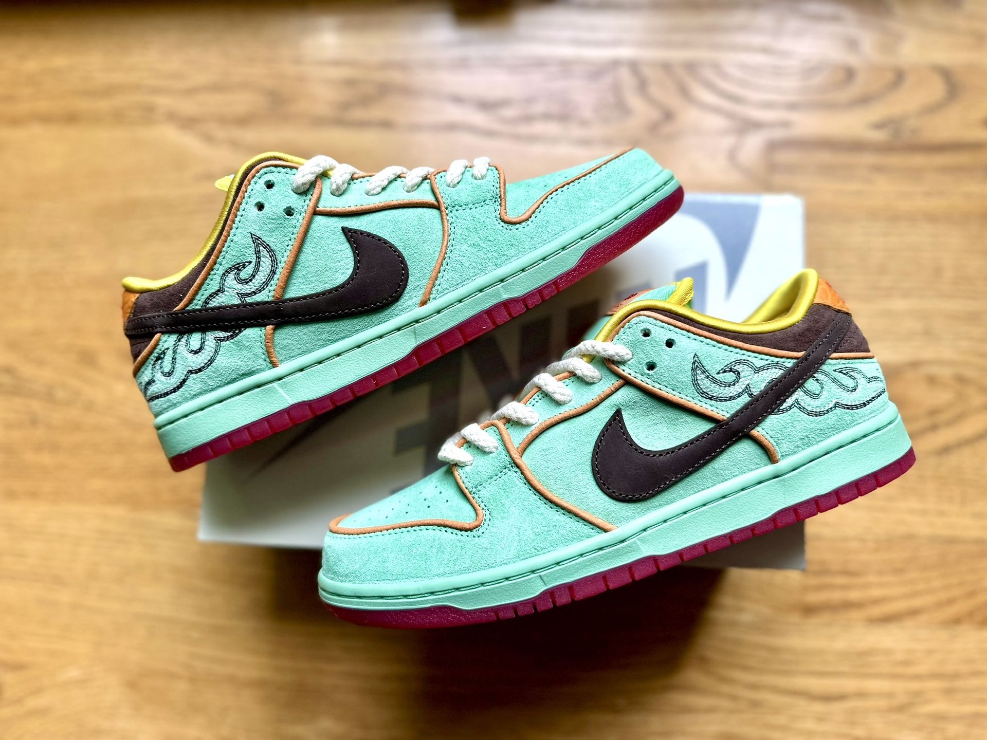 Nike SB Dunk Low Rodeo Tourmaline Size 8.5 DS Brand New w/ Receipt!