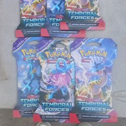 Pokemon TCG Booster packs Temporal Forces Scarlet &Violet