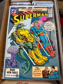 Superman 366 fn condition dc comic book